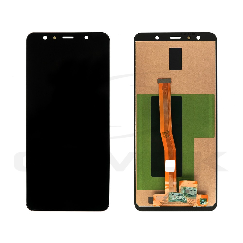 WYŚWIETLACZ LCD + PANEL DOTYKOWY KOMPLET SAMSUNG A750 GALAXY A7 2018 CZARNY HQ [TFT]