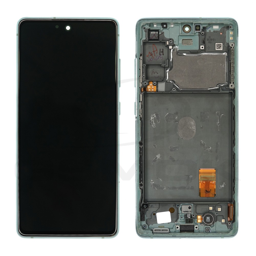 WYŚWIETLACZ LCD + PANEL DOTYKOWY KOMPLET SAMSUNG G780 GALAXY S20 FE MIĘTOWY Z RAMKĄ PULLED GRADE B
