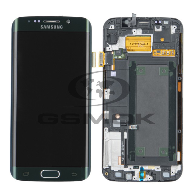 WYŚWIETLACZ LCD DO SAMSUNG G925 GALAXY S6 EDGE ZIELONY GH97-17162E GH97-17317E GH97-17334E GH96-08223E GH97-17262E GH96-08540A ORYGINAŁ SERVICE PACK
