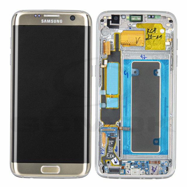WYŚWIETLACZ LCD DO SAMSUNG G935 GALAXY S7 EDGE ZŁOTY Z RAMKĄ GH97-18533C, GH97-18776C, GH97-18767C GH97-18594C ORYGINAŁ SERVICE PACK
