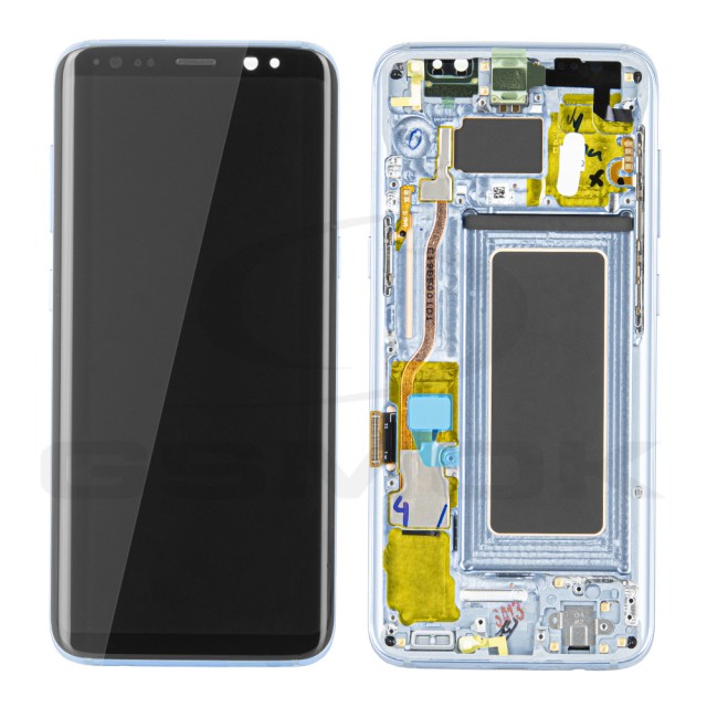 WYŚWIETLACZ LCD DO SAMSUNG G950 GALAXY S8 NIEBIESKI Z RAMKĄ GH97-20457D, GH97-20473D, GH97-20629D, GH97-20458D ORYGINAŁ SERVICE PACK