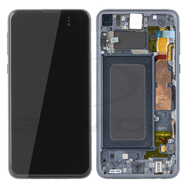 WYŚWIETLACZ LCD DO SAMSUNG G970 GALAXY S10E CZARNY Z RAMKĄ GH82-18852A GH82-18836A ORYGINAŁ SERVICE PACK