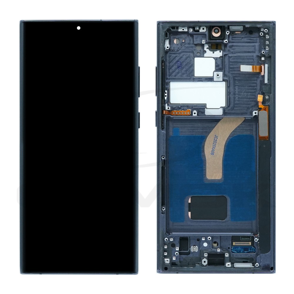 WYŚWIETLACZ LCD + PANEL DOTYKOWY KOMPLET SAMSUNG S908 GALAXY S22 ULTRA Z RAMKĄ [OLED SOFT]