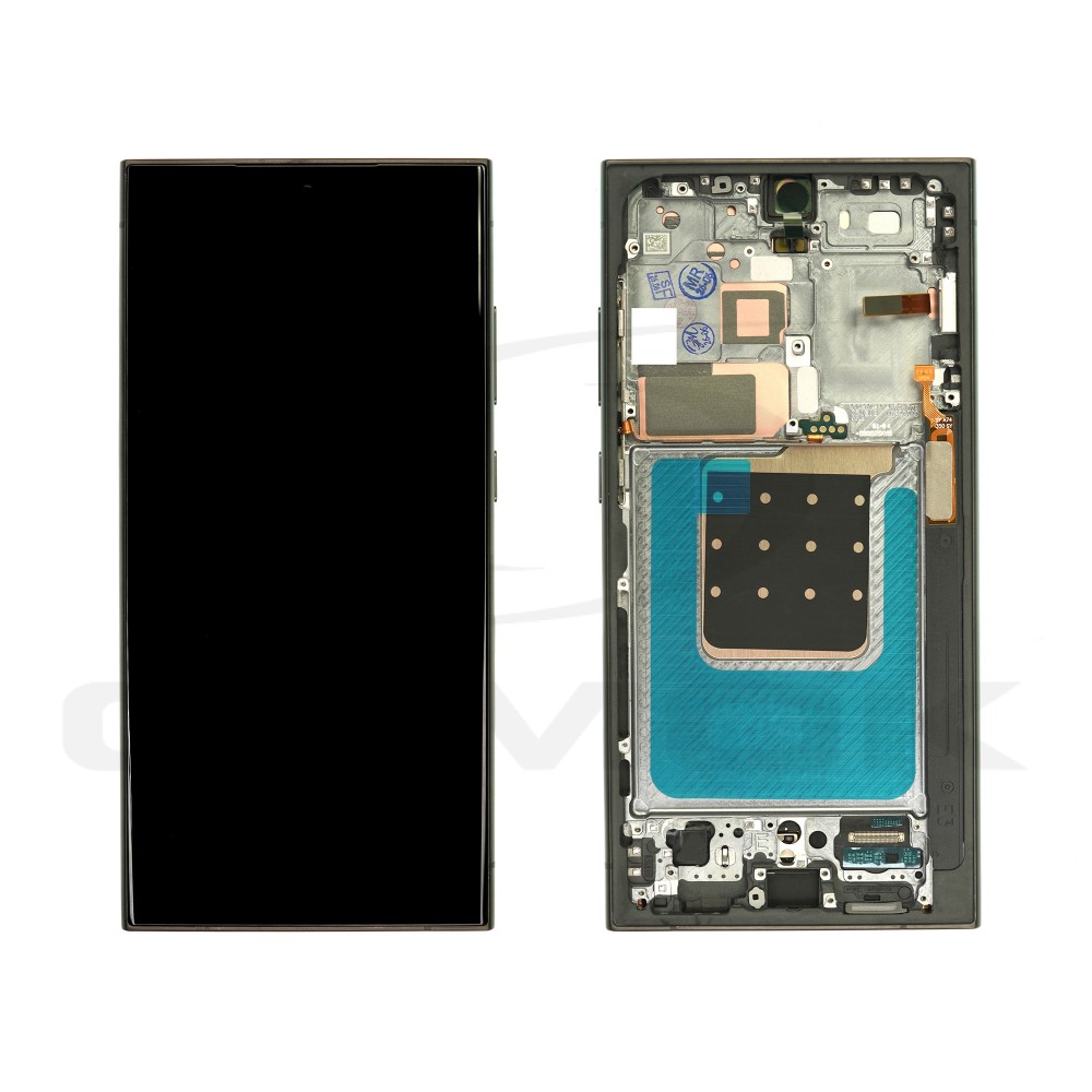 WYŚWIETLACZ LCD + PANEL DOTYKOWY KOMPLET SAMSUNG S928 GALAXY S24 ULTRA CZARNY Z RAMKĄ EU [OLED SOFT RMORE]