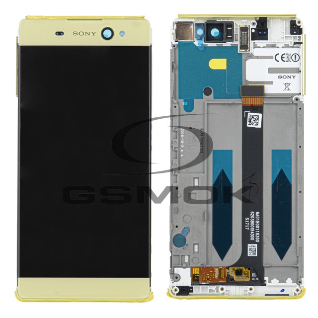 WYŚWIETLACZ LCD DO SONY XPERIA XA ULTRA F3216 Z RAMKĄ ZŁOTY U50044071 A/8CS-59290-0007 A/8CS-59290-0004 ORYGINAŁ SERVICE PACK