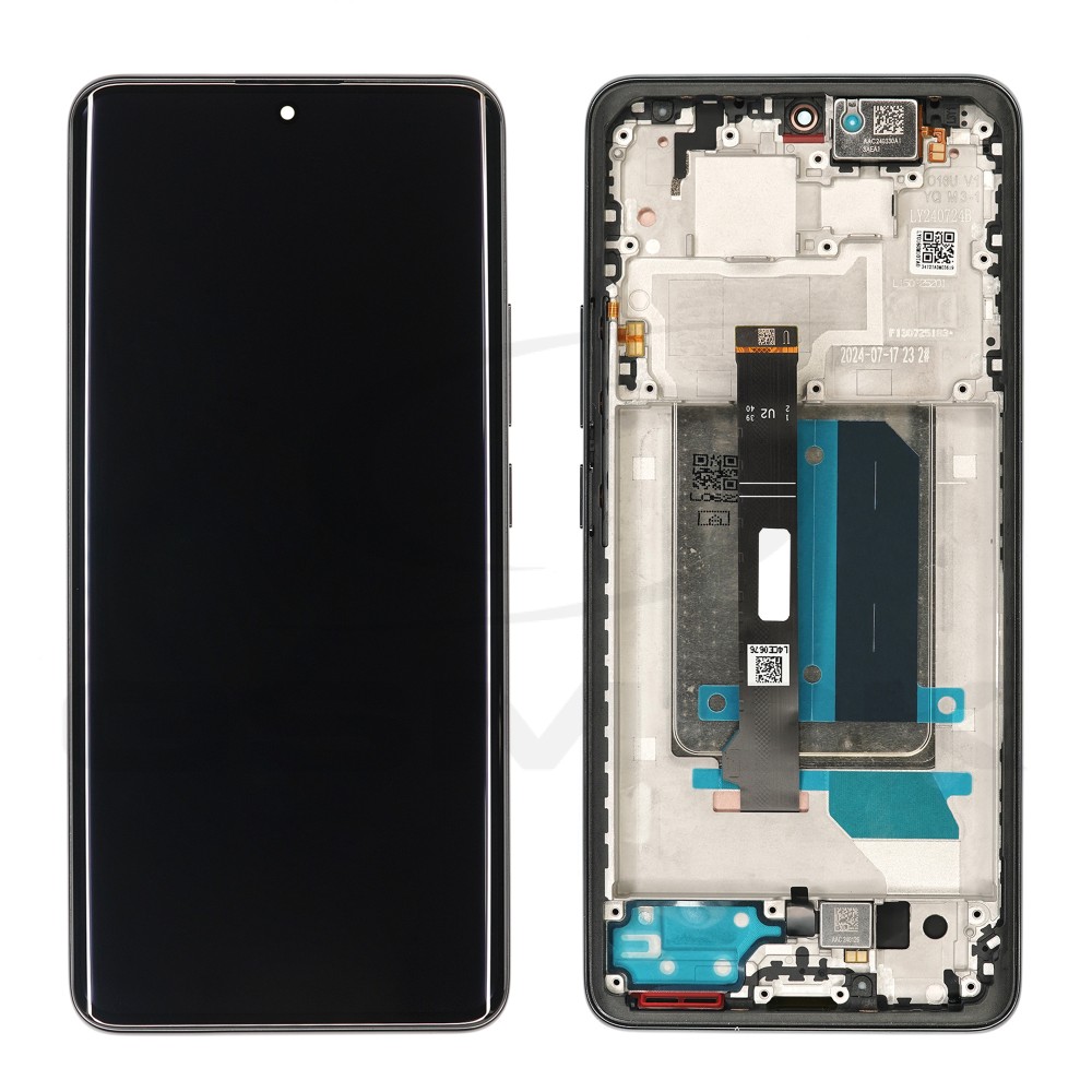 WYŚWIETLACZ LCD DO XIAOMI REDMI NOTE 14 PRO PLUS 5G Z RAMKĄ CZARNY 5600190O16U00 ORYGINAŁ SERVICE PACK