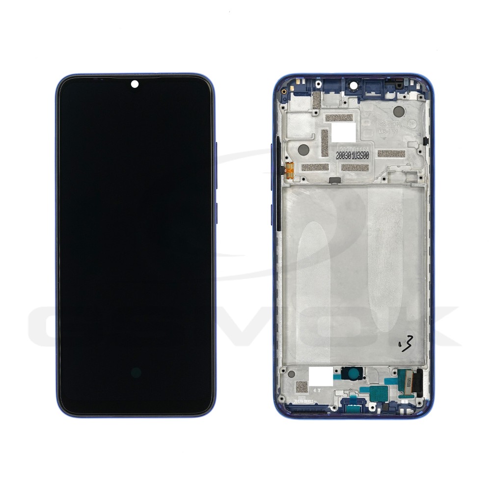 WYŚWIETLACZ LCD + PANEL DOTYKOWY KOMPLET XIAOMI MI A3 Z RAMKĄ NIEBIESKI 5610100380B6 ORYGINAŁ SERVICE PACK