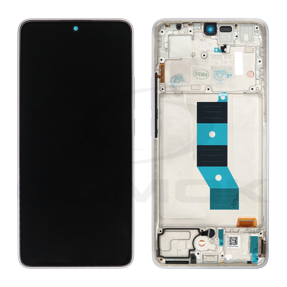 WYŚWIETLACZ LCD DO XIAOMI REDMI NOTE 14 5G FIOLETOWY Z RAMKĄ 56001900O1700 SERVICE PACK