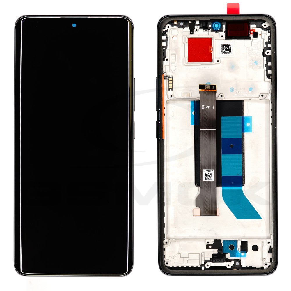 WYŚWIETLACZ LCD DO XIAOMI REDMI NOTE 14 PRO 5G CZARNY Z RAMKĄ 5600230001600 SERVICE PACK