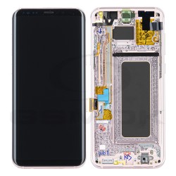 WYŚWIETLACZ LCD DO SAMSUNG G955 GALAXY S8 PLUS RÓŻ Z RAMKĄ GH97-20470E GH97-20565E GH97-20564E ORYGINAŁ SERVICE PACK