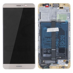 WYŚWIETLACZ LCD DO HUAWEI MATE 9 Z RAMKĄ I BATERIĄ ZŁOTY 02350YXL ORYGINAŁ SERVICE PACK