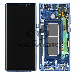 WYŚWIETLACZ LCD DO SAMSUNG N950 GALAXY NOTE 8 NIEBIESKI Z RAMKĄ GH97-21066B GH97-21065B ORYGINAŁ SERVICE PACK