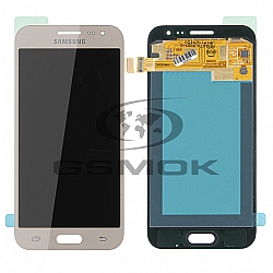 WYŚWIETLACZ LCD DO SAMSUNG J200 GALAXY J2 ZŁOTY GH97-17940B GH97-17940D ORYGINAŁ SERVICE PACK