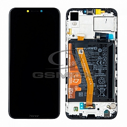 WYŚWIETLACZ LCD DO HUAWEI HONOR PLAY Z RAMKĄ I BATERIĄ CZARNY 02351YXV 02351YYK ORYGINAŁ SERVICE PACK