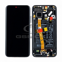 WYŚWIETLACZ LCD DO HUAWEI HONOR 10 Z RAMKĄ I BATERIĄ CZARNY 02351XBM ORYGINAŁ SERVICE PACK WYŚWIETLACZ LCD DO HUAWEI HONOR 10 Z RAMKĄ I BATERIĄ CZARNY 02351XBM ORYGINAŁ SERVICE PACK