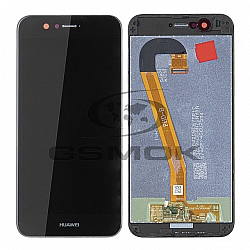 WYŚWIETLACZ LCD DO HUAWEI NOVA 2 PIC-L29 Z RAMKĄ CZARNY 02351LQX 02351KYM ORYGINAŁ SERVICE PACK