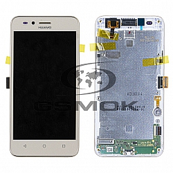 WYŚWIETLACZ LCD DO HUAWEI Y3 II 4G LUA-L21 Z RAMKĄ ZŁOTY 97070NBF ORYGINAŁ SERVICE PACK WYŚWIETLACZ LCD DO HUAWEI Y3 II 4G LUA-L21 Z RAMKĄ ZŁOTY 97070NBF ORYGINAŁ SERVICE PACK