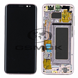 WYŚWIETLACZ LCD DO SAMSUNG G950 GALAXY S8 RÓŻ Z RAMKĄ GH97-20457E GH97-20473E GH97-20458E GH97-20629E ORYGINAŁ SERVICE PACK