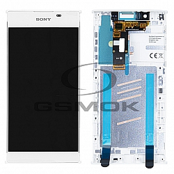 WYŚWIETLACZ LCD DO SONY SONY XPERIA L1 G3311 G3312 Z RAMKĄ BIAŁY U50047891 U50047931 A/8CS-81000-0002 ORYGINAŁ SERVICE PACK