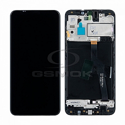 WYŚWIETLACZ LCD DO SAMSUNG A105 GALAXY A10 CZARNY Z RAMKĄ WERSJA MIDDLE EAST GH82-19367A GH82-19515A ORYGINAŁ SERVICE PACK