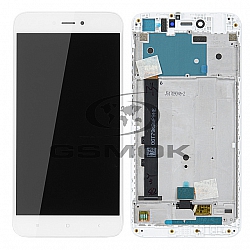 WYŚWIETLACZ LCD DO XIAOMI REDMI NOTE 5A Z RAMKĄ BIAŁY 560410006033 ORYGINAŁ SERVICE PACK WYŚWIETLACZ LCD DO XIAOMI REDMI NOTE 5A Z RAMKĄ BIAŁY 560410006033 ORYGINAŁ SERVICE PACK