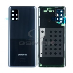 KLAPKA BATERII / OBUDOWA SAMSUNG A516 GALAXY A51 5G CZARNA GH82-22938A ORYGINAŁ SERVICE PACK