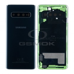 KLAPKA BATERII / OBUDOWA SAMSUNG G973 GALAXY S10 CZARNA GH82-18378A ORYGINAŁ SERVICE PACK