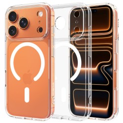 ETUI CLEAR MAG COVER MID IPHONE 17 PRO MAGSAFE TRANSPARENT