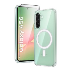 ETUI CLEAR MAG COVER MID SAMSUNG A56 MAGSAFE TRANSPARENT