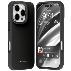 ETUI MERCURY SILICONE IPHONE 16 PRO CZARNY ETUI MERCURY SILICONE IPHONE 16 PRO CZARNY