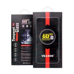 IPHONE 14 PRO - SZKŁO HARTOWANE 6D PRO VEASON GLASS CZARNE