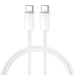 KABEL USB-C DO USB-C 60W 1M BWOO BO-X284 APPLE BIAŁY
