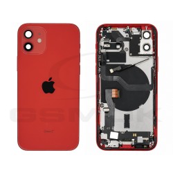 KLAPKA BATERII / OBUDOWA APPLE IPHONE 12 CZERWONA PULLED GRADE B