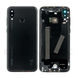 KLAPKA BATERII / OBUDOWA HUAWEI HONOR PLAY CZARNA Z SZYBKĄ KAMERY I CZYTNIKIEM LINII PAPILARNYCH 02351YYD ORYGINAŁ SERVICE PACK