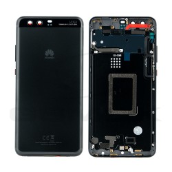 KLAPKA BATERII / OBUDOWA HUAWEI P10 PLUS CZARNA Z SZYBKĄ KAMERY 02351FRY 02351EUH ORYGINAŁ SERVICE PACK