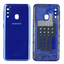 KLAPKA BATERII / OBUDOWA SAMSUNG A202 GALAXY A20E NIEBIESKA GH82-20125C ORYGINAŁ SERVICE PACK