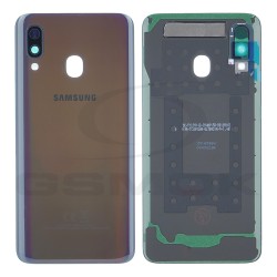 KLAPKA BATERII / OBUDOWA SAMSUNG A405 GALAXY A40 CZARNA GH82-19406A ORYGINAŁ SERVICE PACK