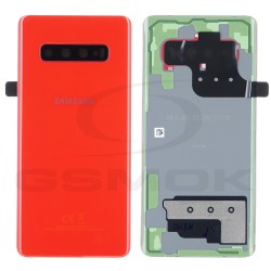 KLAPKA BATERII / OBUDOWA SAMSUNG G975 GALAXY S10 PLUS CZERWONA GH82-18406H ORYGINAŁ SERVICE PACK