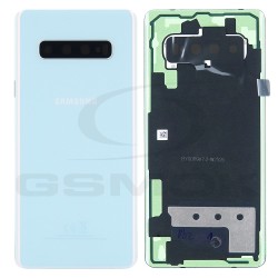 KLAPKA BATERII / OBUDOWA SAMSUNG G975 GALAXY S10 PLUS PRISM WHITE GH82-18406F ORYGINAŁ SERVICE PACK