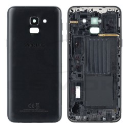 KLAPKA BATERII / OBUDOWA SAMSUNG J600 GALAXY J6 2018 CZARNA GH82-16866A ORYGINAŁ SERVICE PACK
