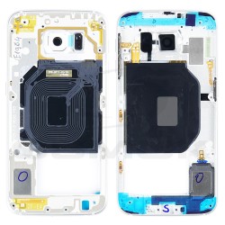 KORPUS SAMSUNG G920 GALAXY S6 BIAŁY Z ZESTAWEM TAŚM KLEJĄCYCH GH96-08583B ORYGINAŁ SERVICE PACK