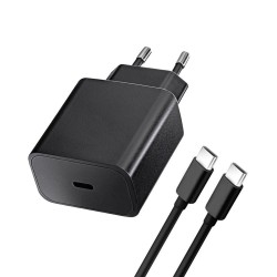 ŁADOWARKA SIECIOWA BLUE STAR USB C QC4.0 PD 3A 20W + KABEL USB C DO USB C TFB-TC-20WPD CZARNA ŁADOWARKA SIECIOWA BLUE STAR USB C QC4.0 PD 3A 20W + KABEL USB C DO USB C TFB-TC-20WPD CZARNA