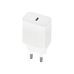 ŁADOWARKA SIECIOWA MAXLIFE USB-C MXTC-06 20W PD BIAŁA ŁADOWARKA SIECIOWA MAXLIFE USB-C MXTC-06 20W PD BIAŁA