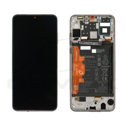 OUTLET WYŚWIETLACZ LCD DO HUAWEI P30 LITE MAR-LX1A Z RAMKĄ I BATERIĄ WERSJA KAMERY 48MPIX BIAŁY 02352RQC ORYGINAŁ SERVICE PACK