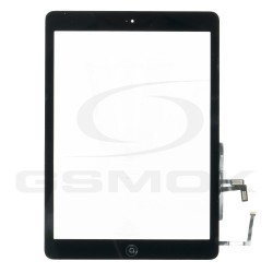PANEL DOTYKOWY IPAD AIR (A1474, A1475, A1476) CZARNY Z TAŚMA KLEJĄCĄ I PRZYCISKIEM HOME PANEL DOTYKOWY IPAD AIR (A1474, A1475, A1476) CZARNY Z TAŚMA KLEJĄCĄ I PRZYCISKIEM HOME