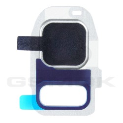 RAMKA SZYBKI KAMERY SAMSUNG G930 GALAXY S7 / G935 GALAXY S7 EDGE SREBRNA GH98-39403B [ORYGINAŁ]