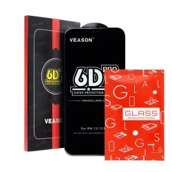 SAMSUNG A376 GALAXY A37 5G - SZKŁO HARTOWANE 6D PRO VEASON GLASS CZARNE