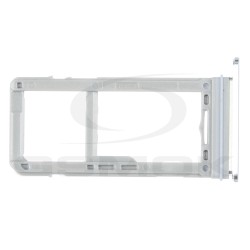 SZUFLADKA KARTY SIM I KARTY SD SAMSUNG G955 GALAXY S8 PLUS SREBRNA GH98-41557B [ORYGINAŁ]