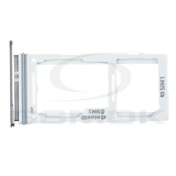 SZUFLADKA KARTY SIM I KARTY SD SAMSUNG G975 GALAXY S10 PLUS CZARNA GH98-43724A [ORYGINAŁ]
