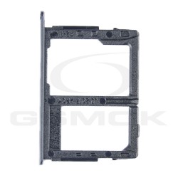 SZUFLADKA KARTY SIM I KARTY SD SAMSUNG J330 GALAXY J3 2017 CZARNA GH61-12704A [ORYGINAŁ]